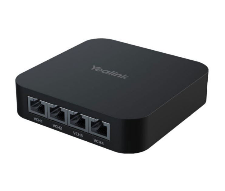 Yealink RCH40-E2 E2 4-Port PoE Switch Used for Connecting Meeting Room Cameras Microphones &