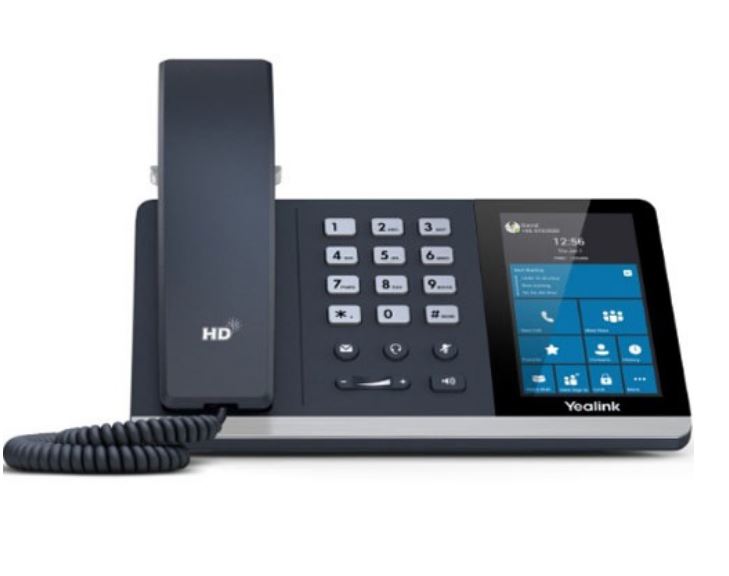 Yealink T55A-SFB T55A -Skype For Business Edition IP Phone 4.3' Screen HD Voice USB Dual Gigabit