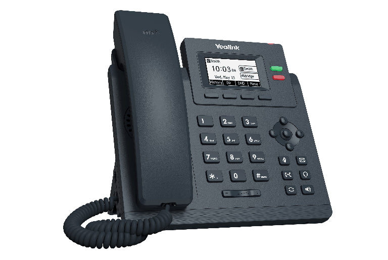 Yealink SIP-T31G 2 Line IP Phone Basic Desk Phone 132x64 LCD Dual Gigabit Ports PoE. No Power