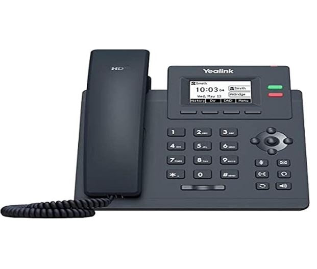 Yealink SIP-T31P T31P 2 Line IP phone Entry-level 132x64 LCD PoE. No Power Adapter included Zoom HD