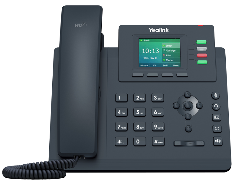 Yealink SIP-T33G 4 Line IP Phone Entry-level 320x240 Color Display Dual Gigabit Ports PoE HD