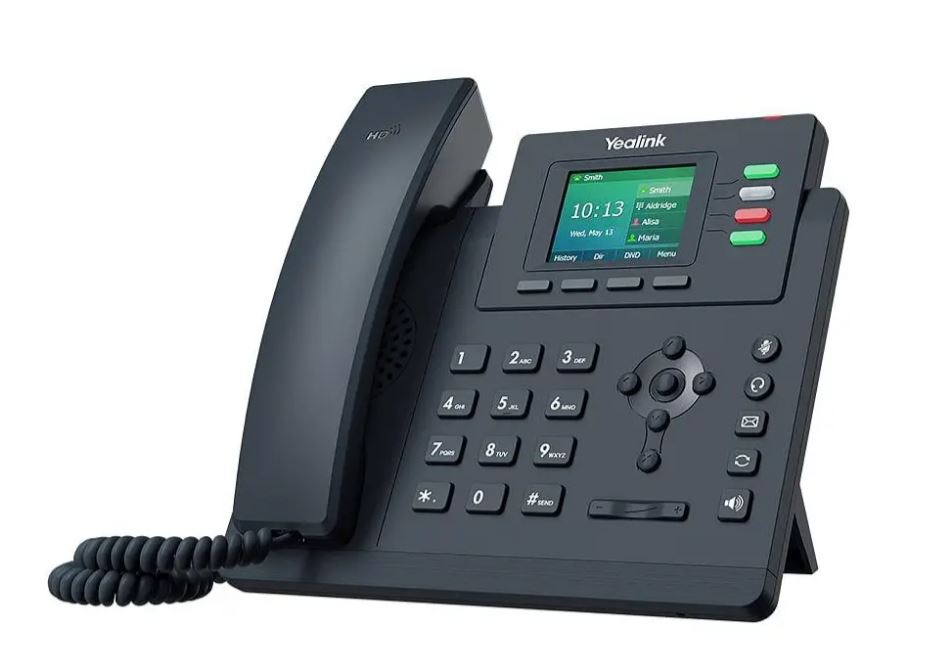 Yealink SIP-T33G 4 Line IP Phone Entry-level 320x240 Color Display Dual Gigabit Ports PoE HD