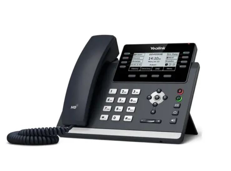 Yealink SIP-T43U 12-Line IP Phone 3.7' 360x160 Pixel Graphical LCD with Backlight Dual USB