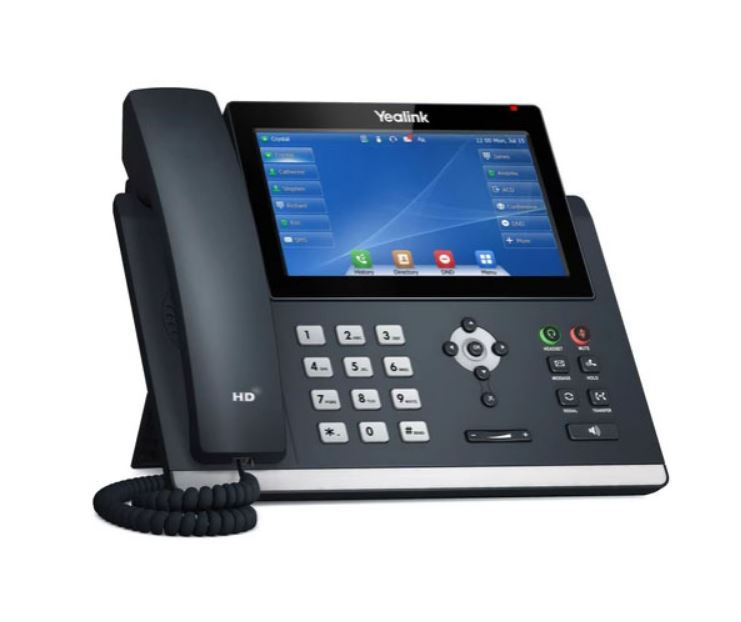 Yealink SIP-T48U T48U 16 Line IP phone 7' 800x480 pixel colour touch screen Optima HD voice Dual