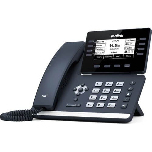 Yealink SIP-T53 12-Line IP HD Phone Prime Business Phone 3.7' 360 X 160 Greyscale Screen HD Voice