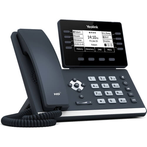 Yealink SIP-T53 12-Line IP HD Phone Prime Business Phone 3.7' 360 X 160 Greyscale Screen HD Voice