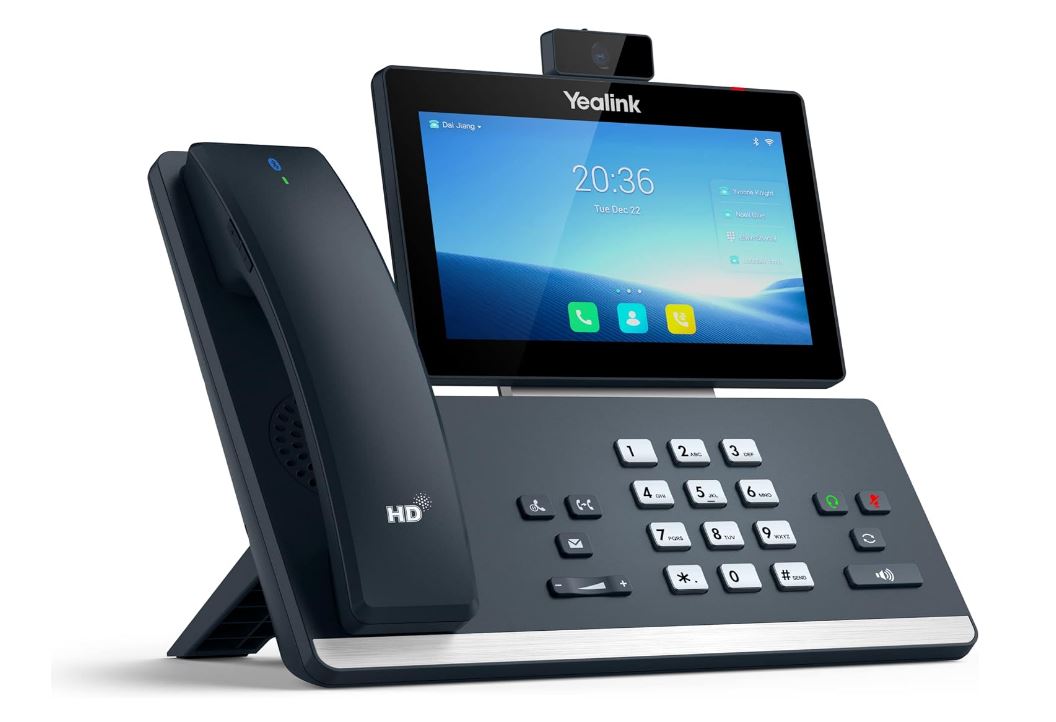 Yealink SIP-T58W-C 16-Line IP HD Android Phone with HD Camera 7' Color Touch Screen HD
