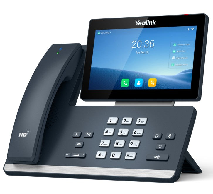 Yealink SIP-T58WP 16-Line IP HD Android Phone Color Touch Screen Bt Handset (BTH58) HD Voice