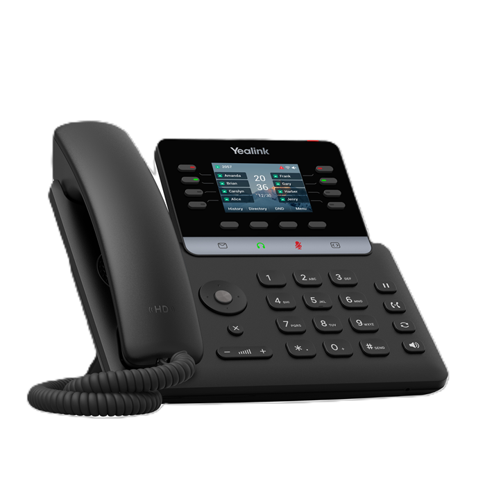 Yealink SIP-T73U IP Phone 2.8-Inch Display 12 SIP Accounts HD Voice USB PoE Bluetooth Wi-Fi