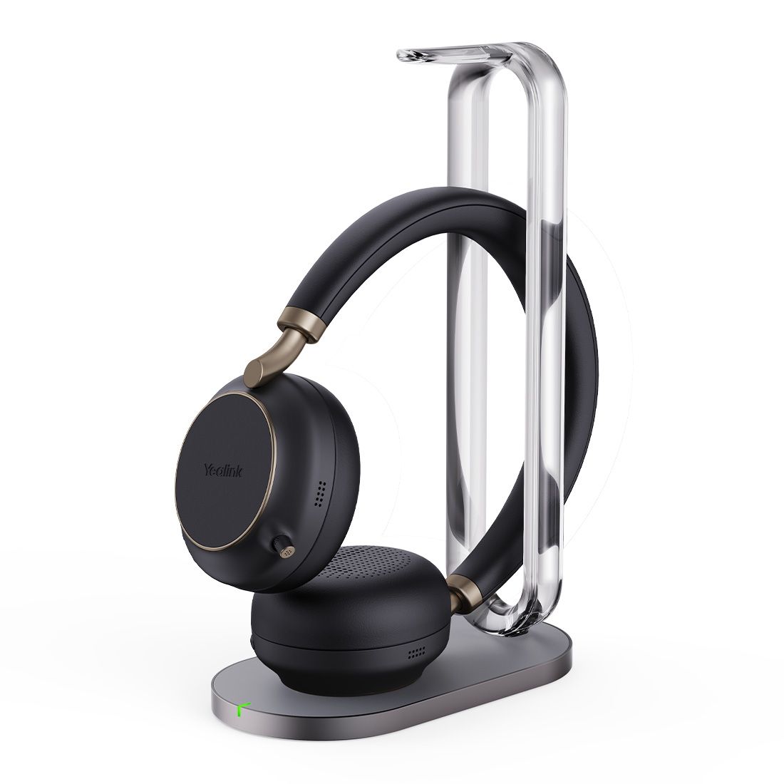 Yealink BH76-CH-BL-TEAMS ANC Bluetooth Headset Black USB-a with Charging Stand