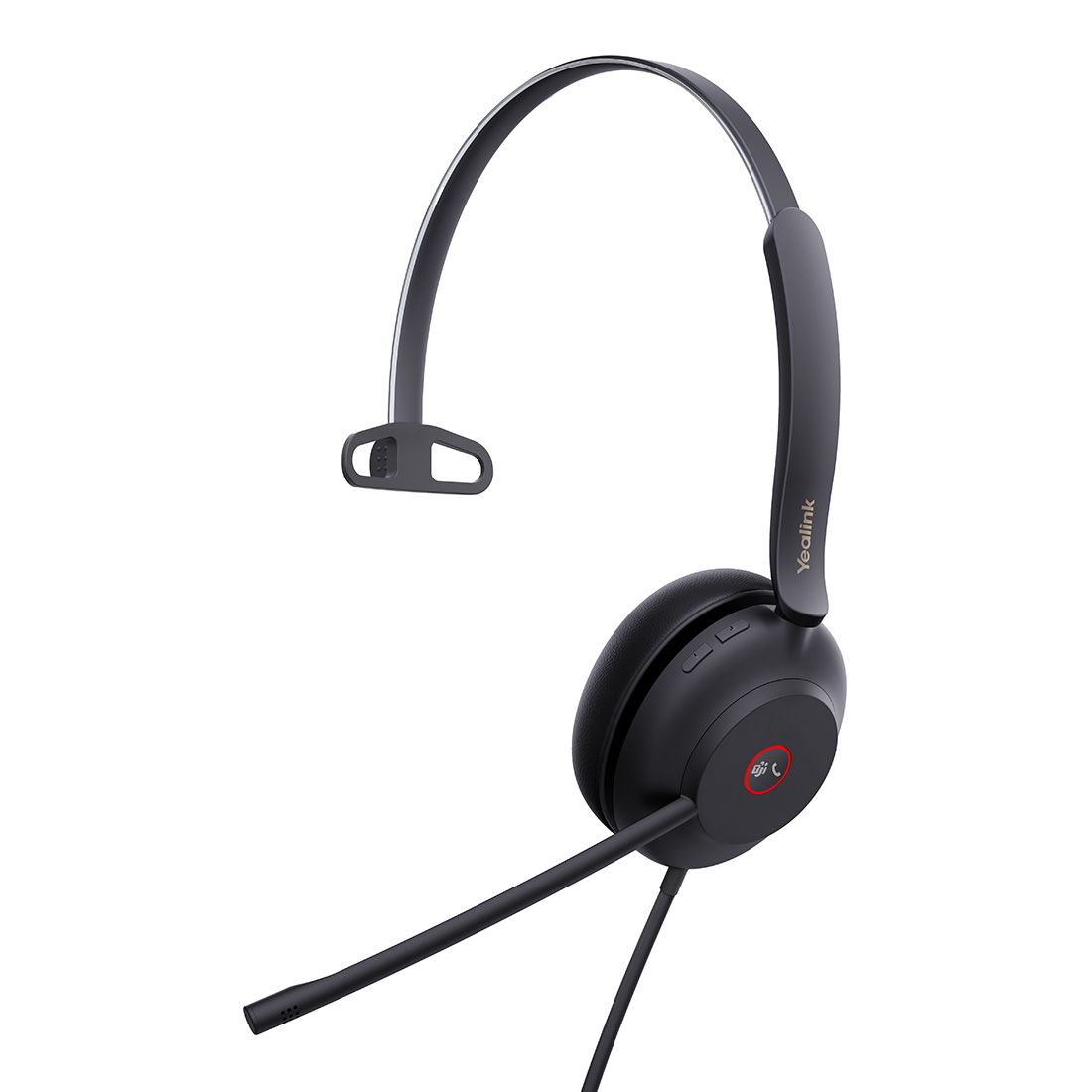 Yealink UH37-Mono-Teams UH37 Mono Teams USB-C/A Wired Headset With Dual Noise-Canceling Mics