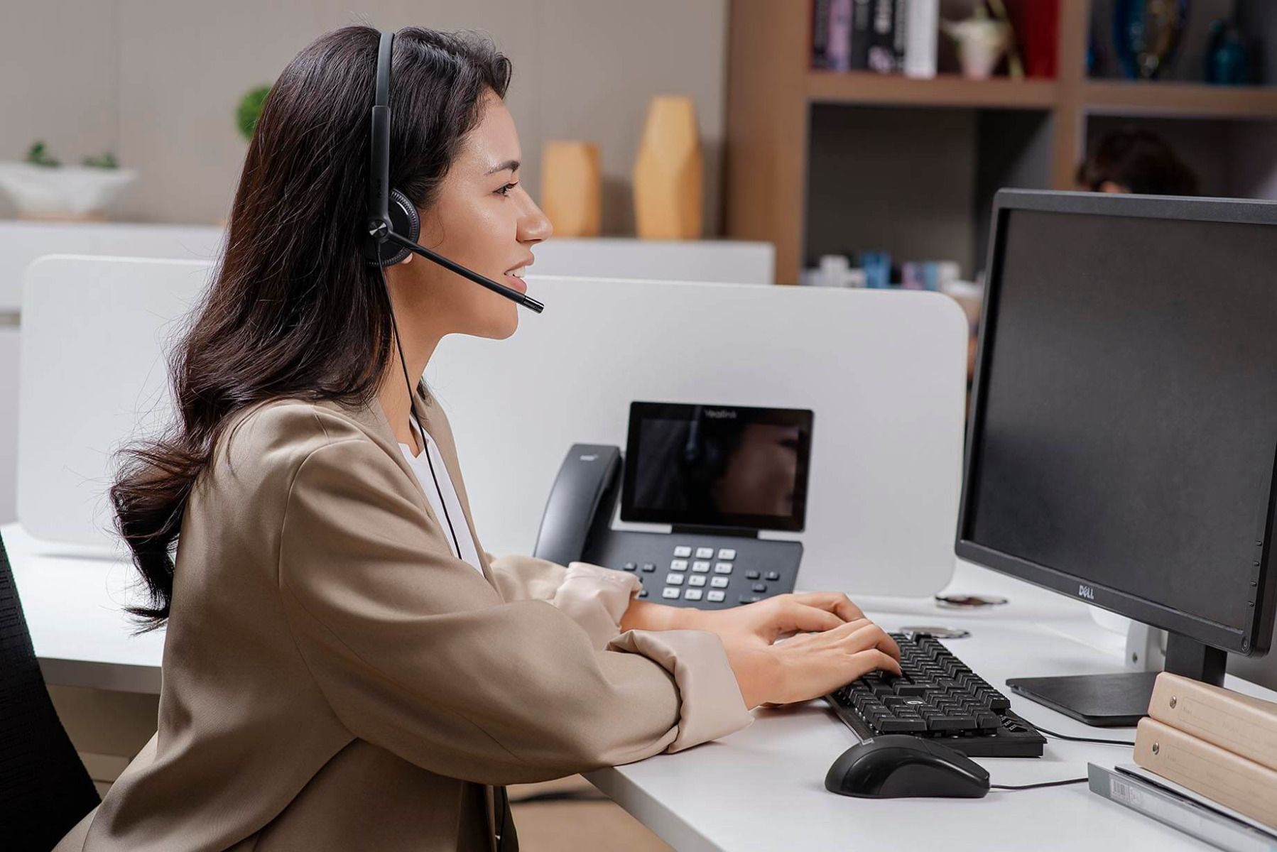 Yealink UH34-Dual-UC UC USB Headset Lightweight All-Day Wearing Comfort Ear Wideband