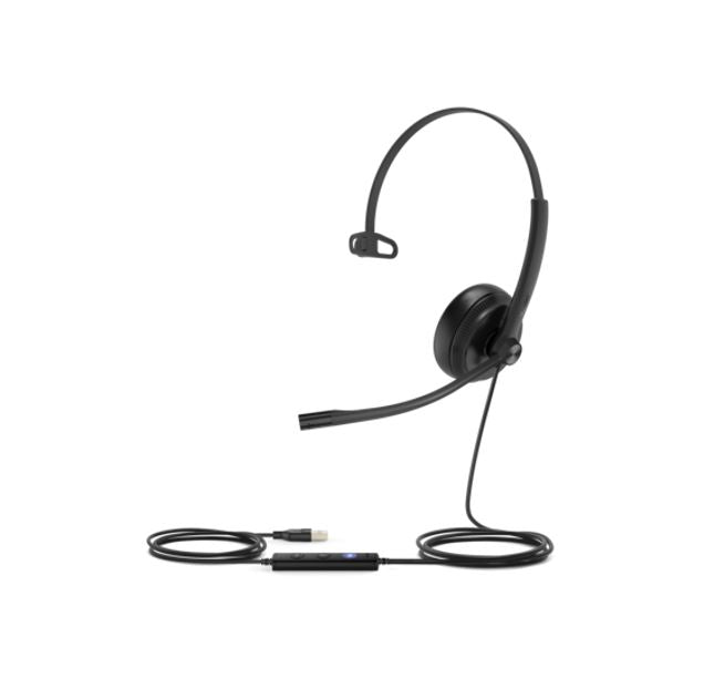 Yealink UH34-Mono-Teams USB Headset Teams Certified Lightweight All-Day Comfort