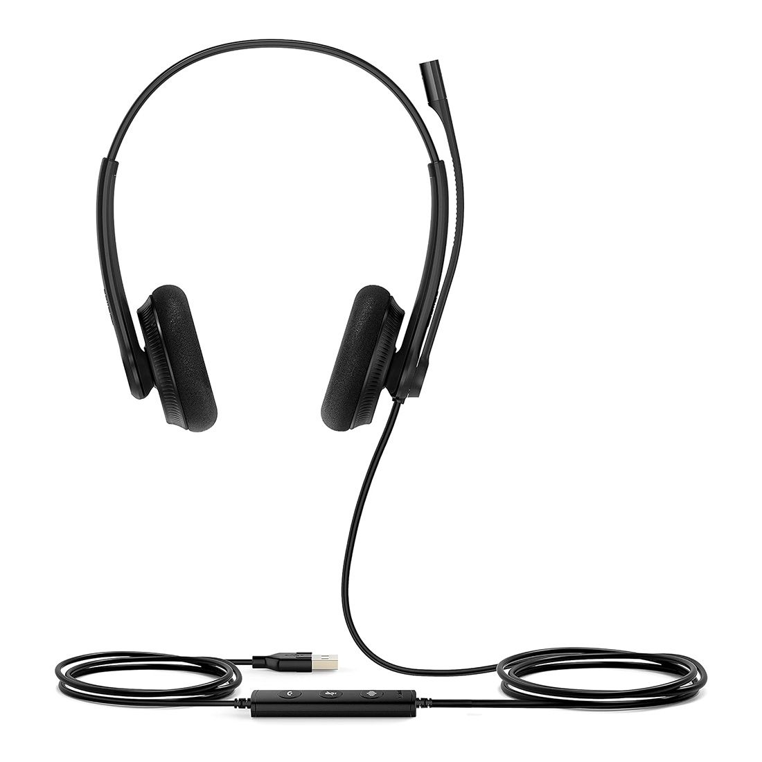 Yealink UH34L-Dual-UC Lite Dual UC USB Headset Lightweight All-Day Wearing Comfort Ear
