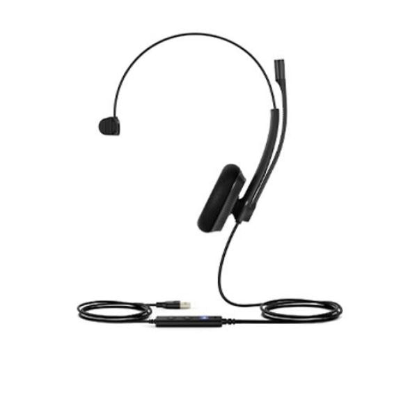 Yealink UH34L-Mono-UC Lite Mono UC USB Headset Lightweight All-Day Wearing Comfort Ear