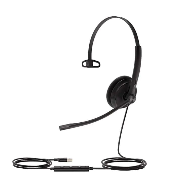 Yealink UH34L-Mono-UC Lite Mono UC USB Headset Lightweight All-Day Wearing Comfort Ear