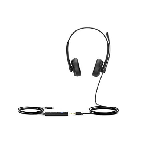 Yealink UH34SE-D-UC-C Special Edition Dual UC USB Headset USB-C 3.5mm Audio Clarity Noise