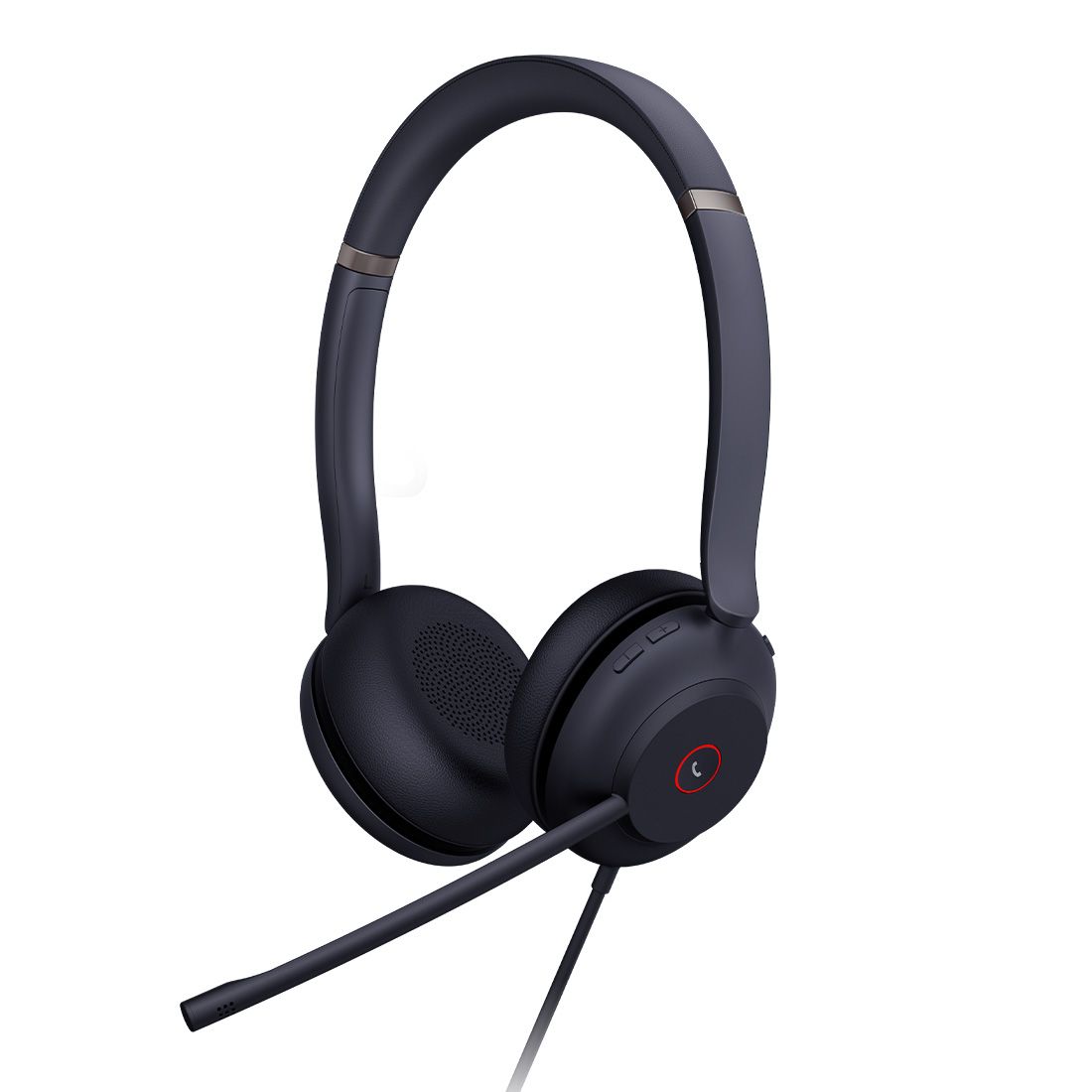 Yealink UH37-Dual-UC-USB-CA Dual UC USB-C/A Wired Headset With 35 mm Speakers