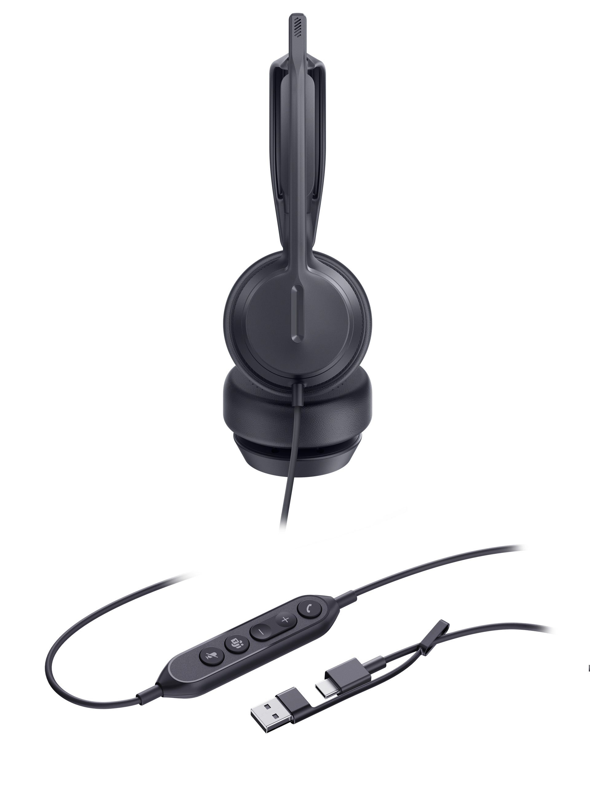 Yealink UH42-D-MS-CA Dual Teams USB-C/A Microsoft Certified Teams USB Wired Headset