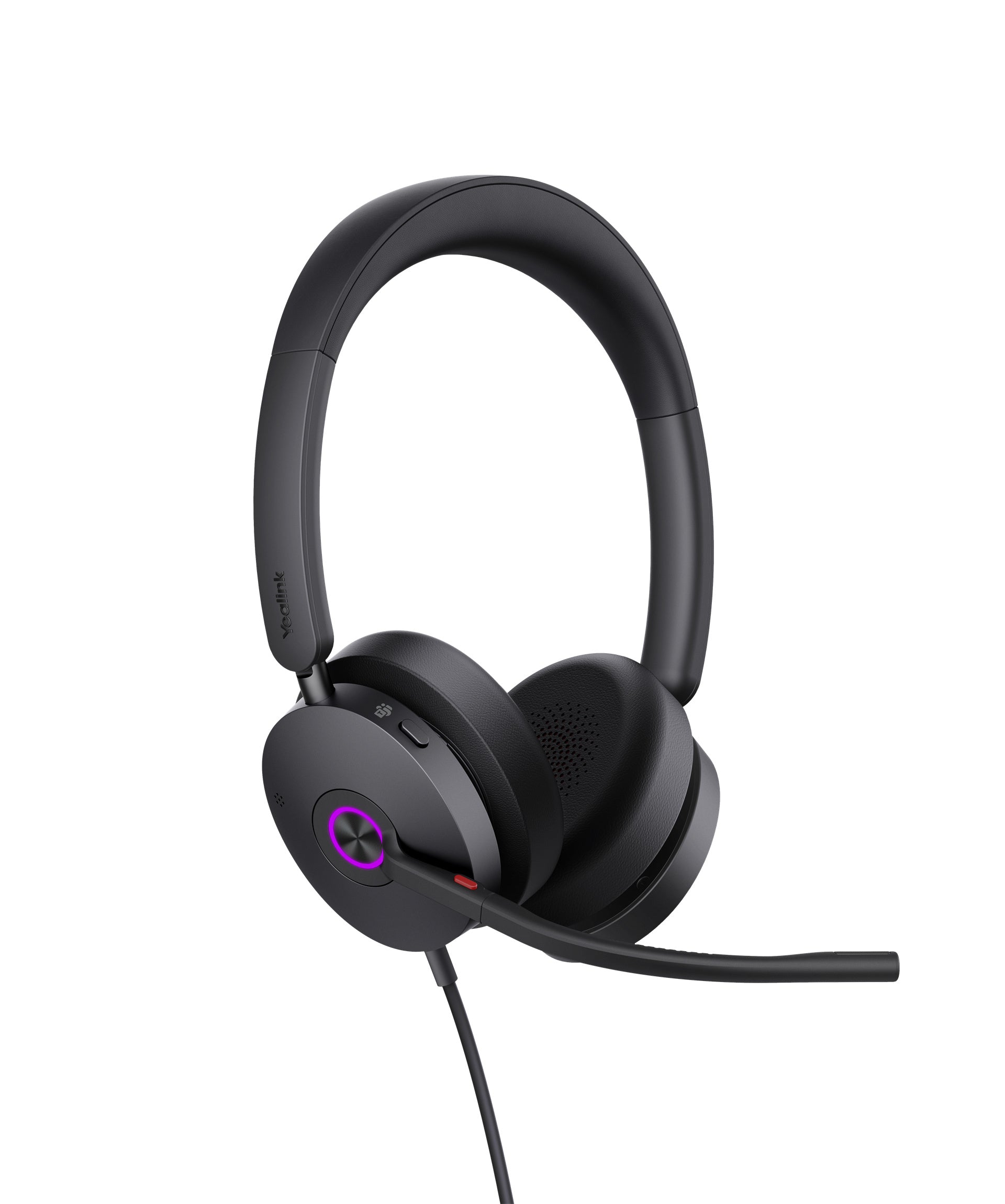 Yealink UH48 Teams USB Wired Headset Hybrid Active Noise Cancellation, Four-Microphone Noise-canceling Technology,  Swift Plug & Play All-Day Comfort