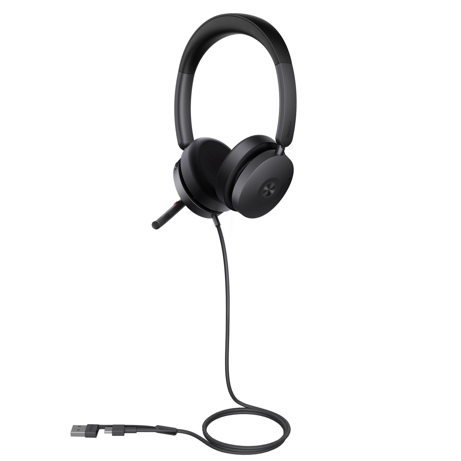 Yealink UH48-Dual-UC-CA UC USB Wired Headset Hybrid Active Noise Cancellation Four-microphone
