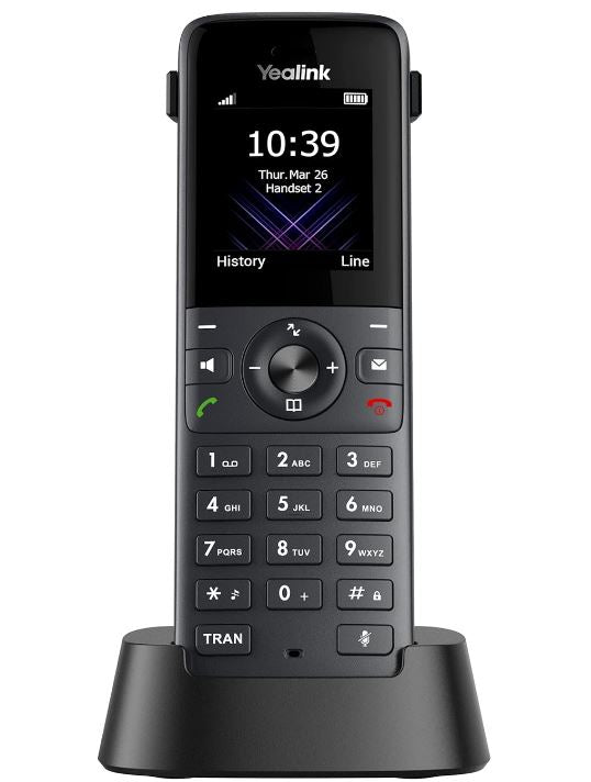 Yealink W73H High-performance IP DECT Handset HD Audio Long Standby Time of 400 Hours up to 35hours