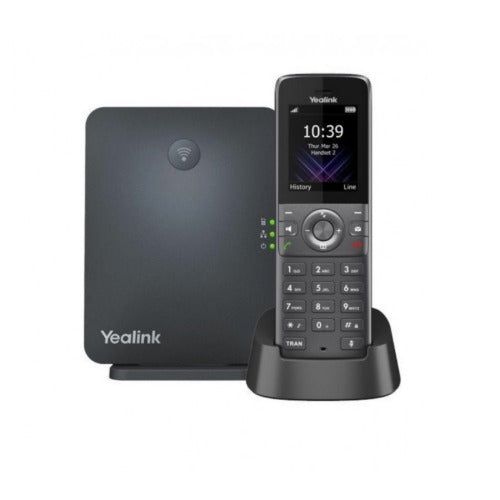 Yealink W73P DECT Phone System with W73H Handset W70B Base and up to 20 Simultaneous Calls
