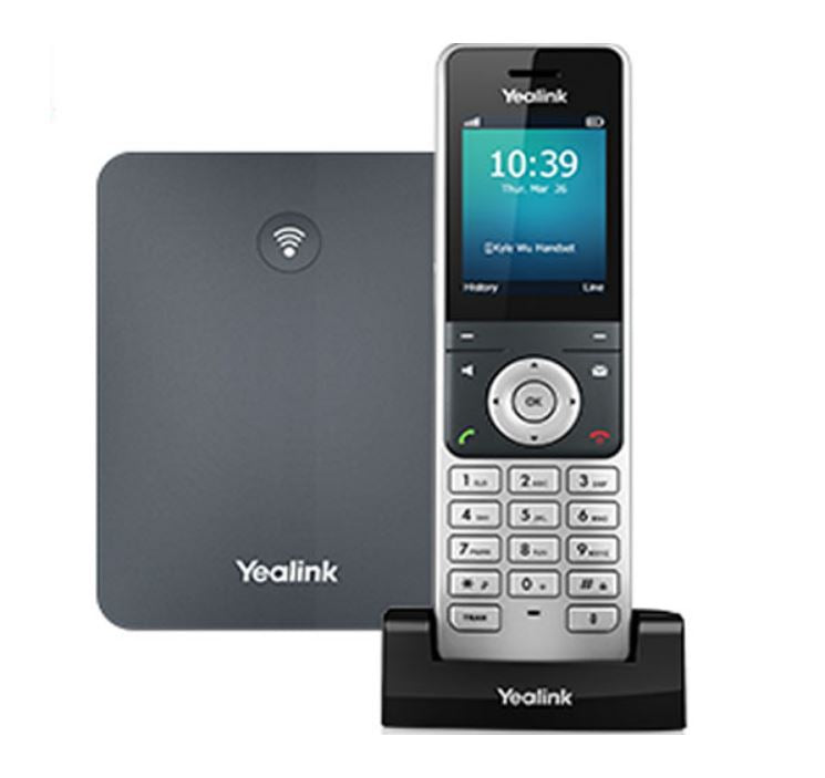 Yealink W76P DECT Phone System with W56H Handset W70B Base and up to 20 Simultaneous Calls