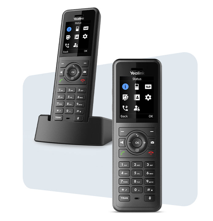 Yealink W77P High-performance IP DECT Solution Including W57R Rugged Handset and W70B Base Station