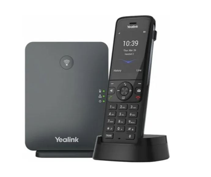 Yealink W78P Wireless DECT Phone System Solution Including W70B Base Station and 1x W78H Handset