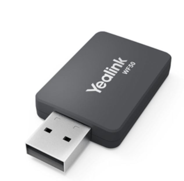 Yealink WF50 V1 Dual Band WiFi USB Dongle - SIP-T42U/T43U/T46U/T48U/T53 IP Phone High Transmission