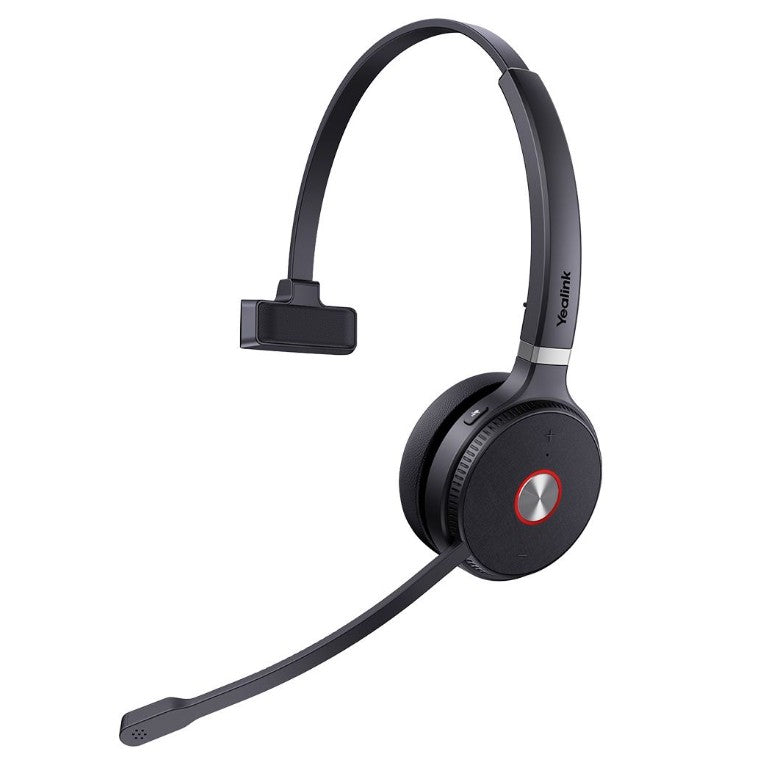Yealink WH62-M-UC Mono UC DECT Wireless Headset Busylight on Headset 2 Micro-USB Connection