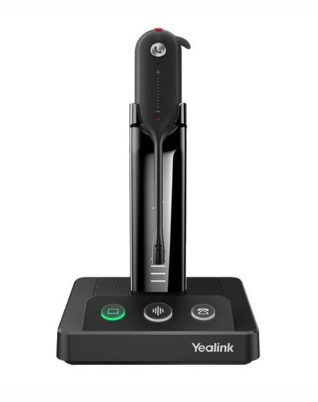Yealink WH63-Teams Convertible DECT Wireless Headset Busylight on Headset 2x Microphones