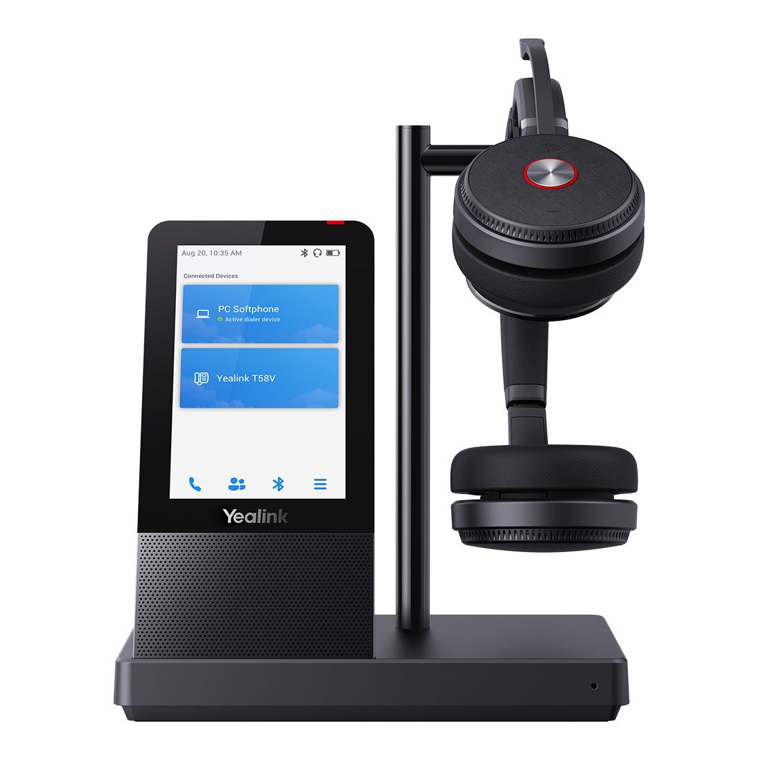 Yealink WH66-Dual-UC UC DECT Wireless Headset UC Workstation Hdvoice 2-Mic Noise