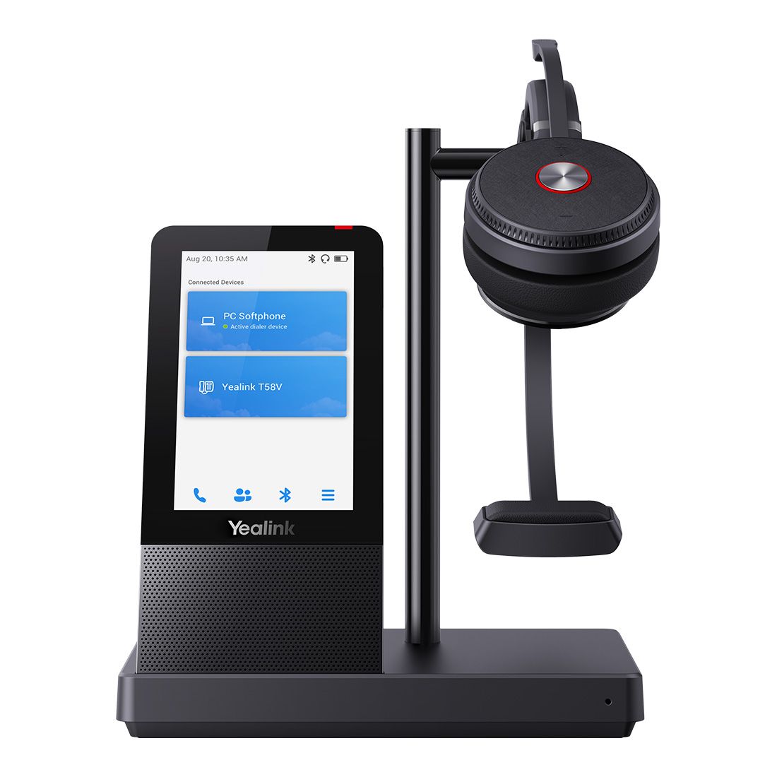 Yealink WH66-Mono-UC UC DECT Wireless Headset UC Workstation HD Voice 2-Mic Noise