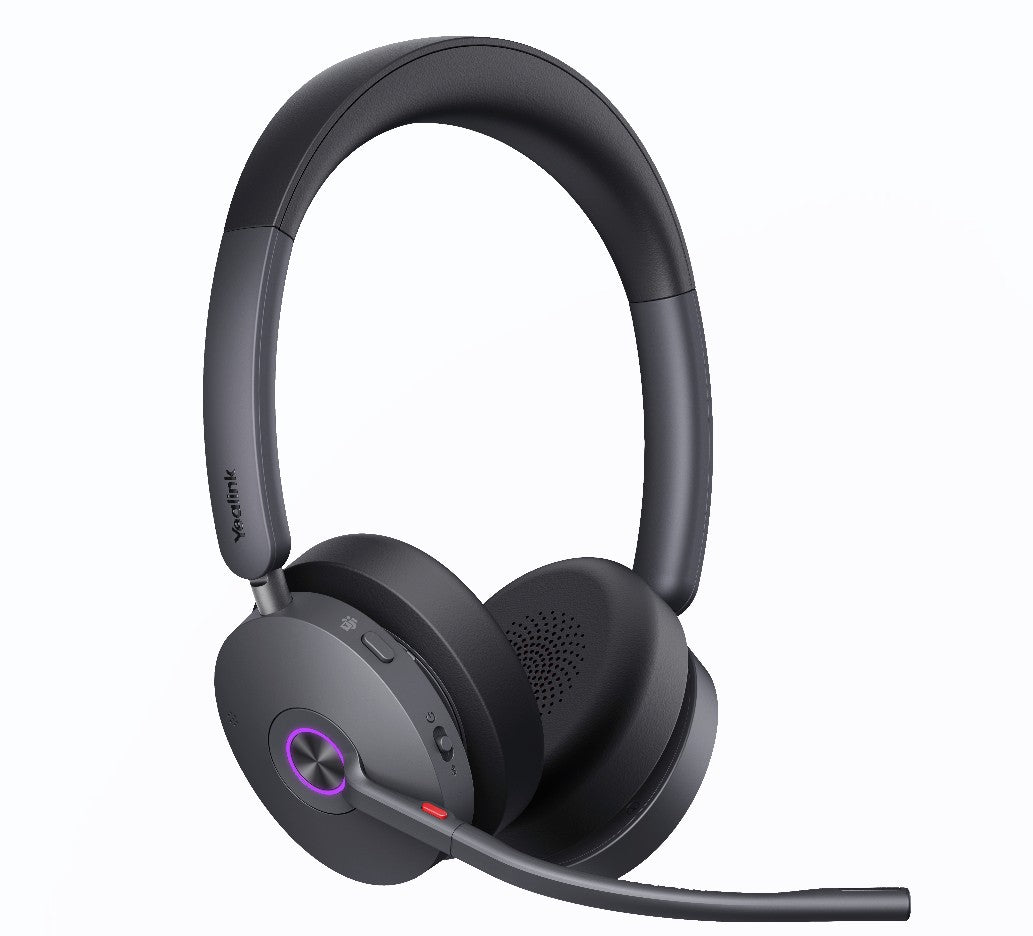 Yealink WH68-H-MS Hybrid Dual Teams DECT/Bluetooth Headset with 4-Mic Hybrid ANC