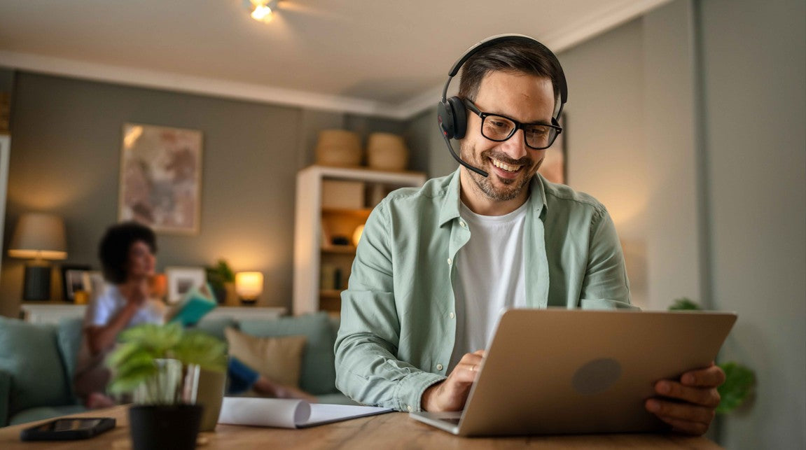 Yealink WH68 Teams Dual Teams DECT & Bluetooth Wireless Technology 4-Mic Hybrid ANC 4-Mic
