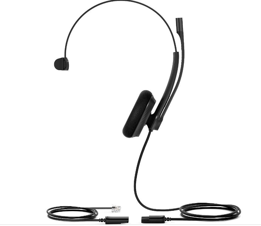 Yealink YHS34-Mono Wired Headset with Qd to Rj Port Wideband Noise-canceling Headset