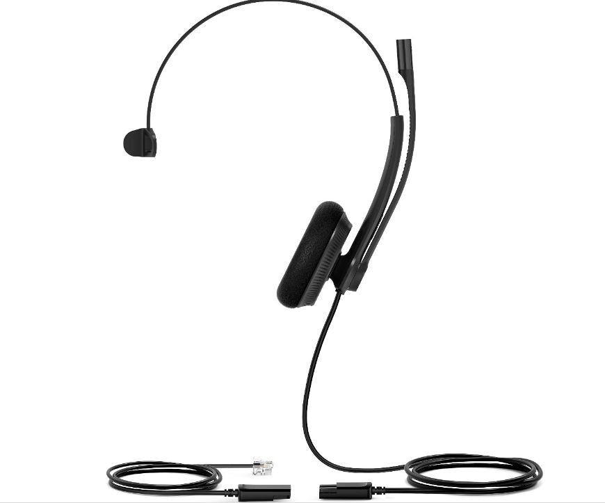 Yealink YHS34L-Mono Lite Mono Wired Headset with Qd to Rj Port Wideband Noise-canceling