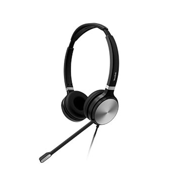 Yealink YHS36-Dual Wideband Headset for IP Phone Binaural Ear RJ9 Headset Jack