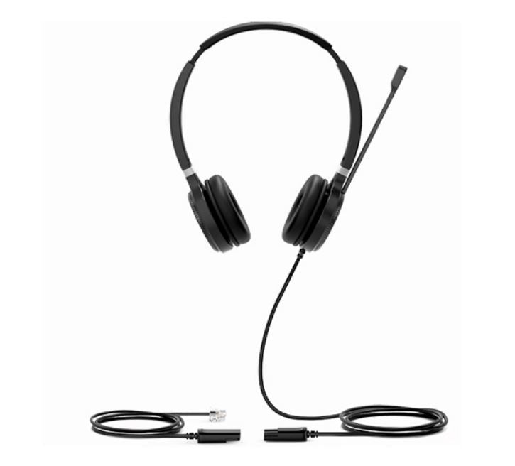 Yealink YHS36-Dual Wideband Headset for IP Phone Binaural Ear RJ9 Headset Jack