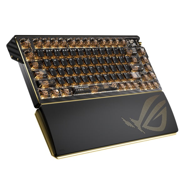 ASUS ROG AZOTH EXTREME EDITION 20 SNOW SWITCH - Gaming Keyborad, 75% gaming keyboard, ROG NX Snow, Tri-Mode (USB/RF 2.4GHz/BT 5), RGB, 8000Hz polling