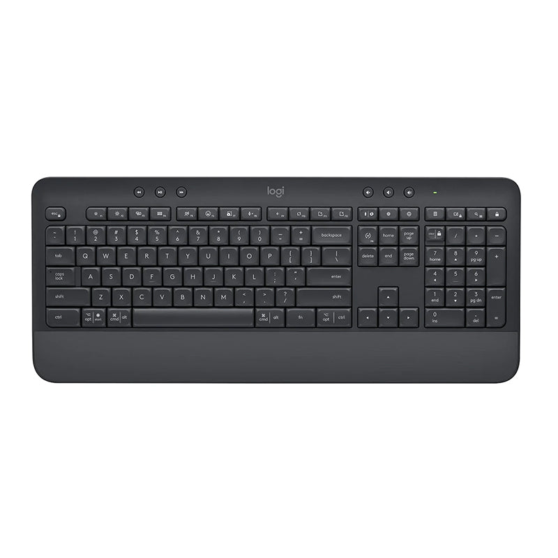 Logitech Signature K650 Keyboard - Wireless Connectivity - English - Graphite