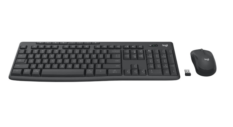 Logitech MK370 Rugged Keyboard & Mouse - USB Type A Plunger Wireless Bluetooth Keyboard