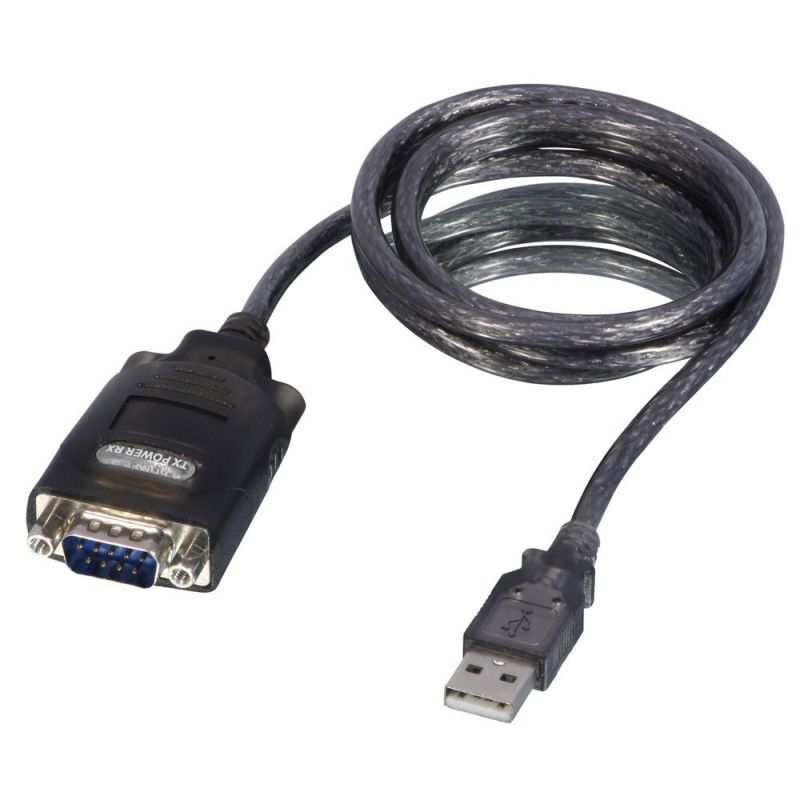 Lindy USB-A to RS-232 Serial Converter with COM Retention [42686]