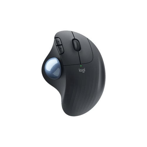 Logitech ERGO M575 Mouse - Bluetooth - USB Type A - Optical - Graphite - Wireless - Trackball