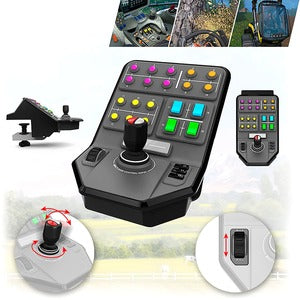 Logitech Farming Simulator Gaming Control Panel - Cable - USB - PC, Mac1.80 m Cable - Black