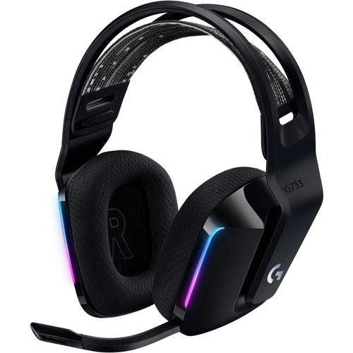 Logitech G733 Wired Wireless Over-the-head Stereo Gaming Headset - Black