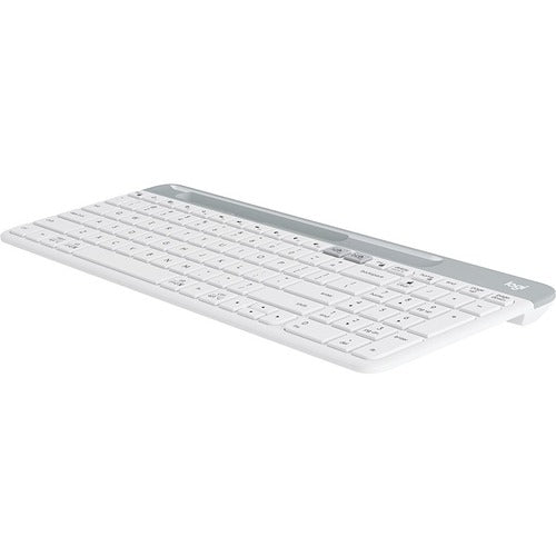 Logitech K580 Keyboard - Wireless Connectivity - USB Interface - Off White