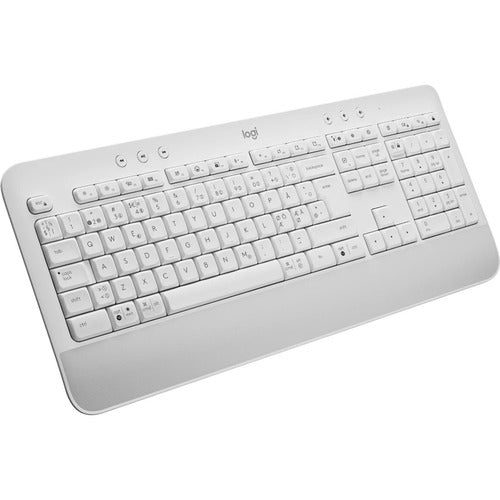Logitech Signature K650 Keyboard - Wireless Connectivity - USB Interface - English - Off White